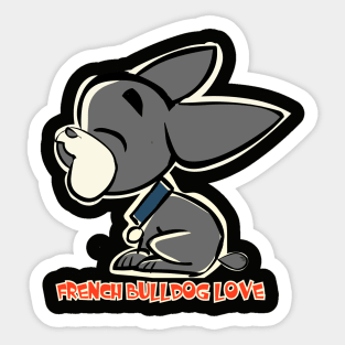 French Bulldog Sorry Sticker